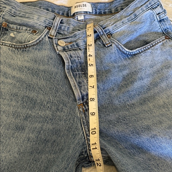 Agolde  Criss Light Blue Straight Jeans - Picture 9 of 11